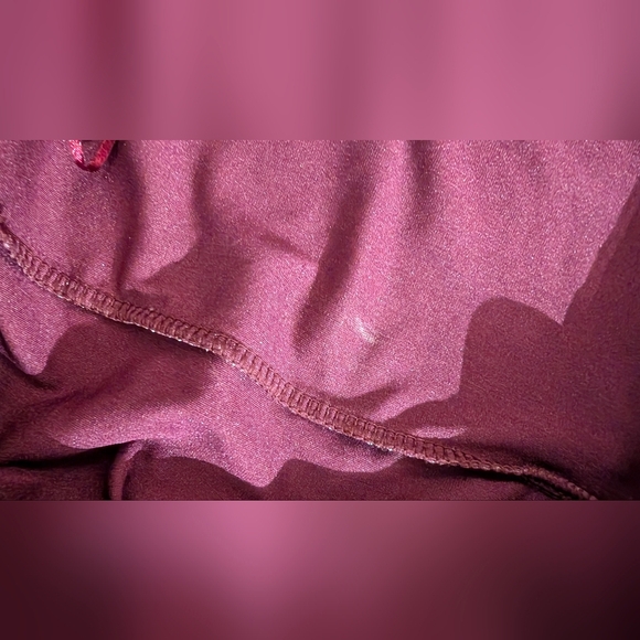 Elegant Velvet Wrap Bodysuit - Pink - Picture 5 of 6